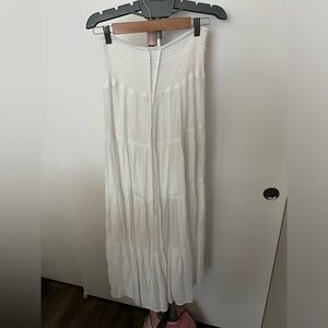 White Maxi Skirt